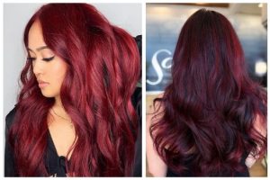 Wine Red, Cherry, and Berry Hair Colors