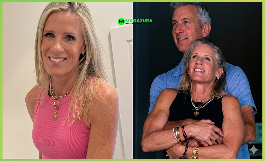 Kristin Cabot and husband Justin Chambers at a Hollywood red carpet event.